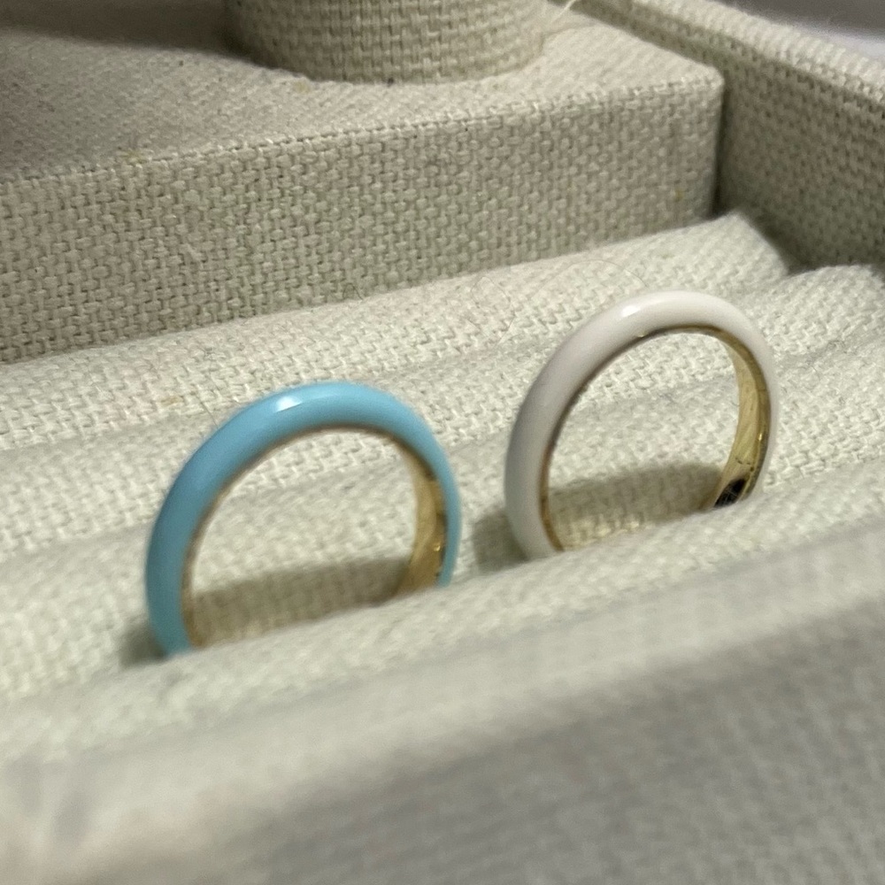 EVRY Jewelry Enamel Band Rings – Set of 2

Size: 6.5